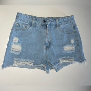 Light blue shorts